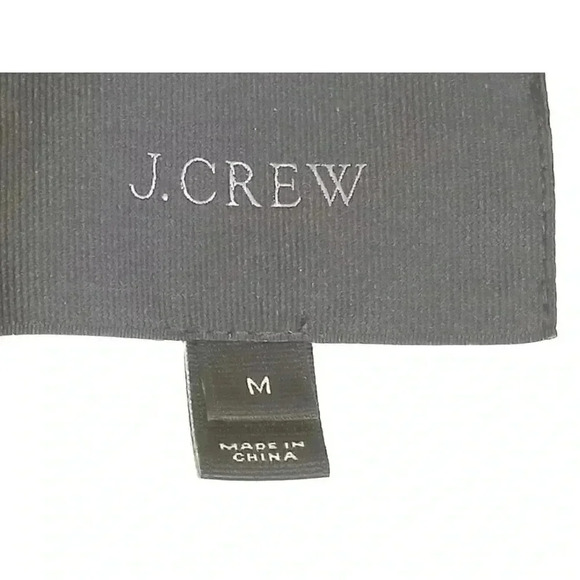 J Crew Womens Jacket Beige Full Zip Button Pocket Cotton Twill Mock Neck Size M - Picture 7 of 15
